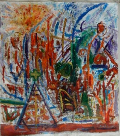 Derek Bernstein oil on canvas