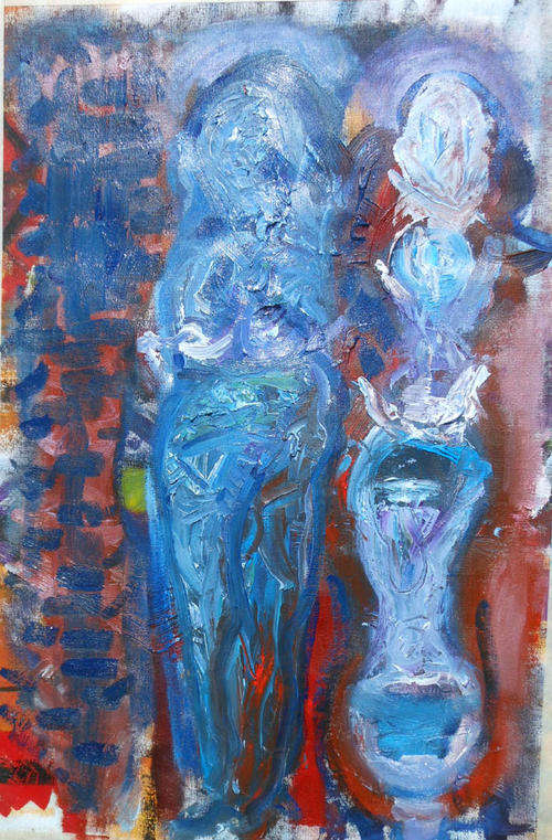 Derek Bernstein oil on canvas: