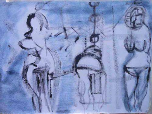 Bernstein oil on canvas:Take a trip