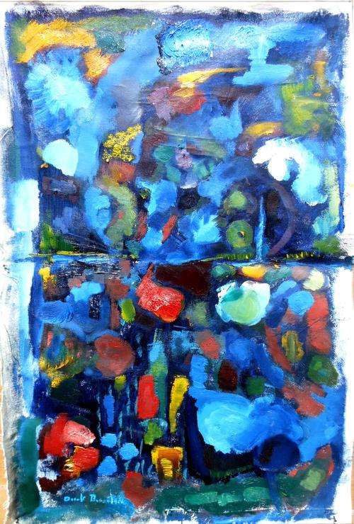 bernstein original abstract painted 2012