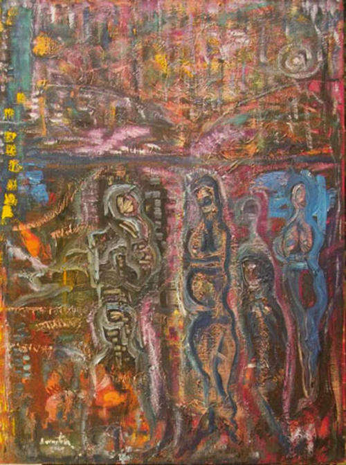 Derek Bernstein Oil On canvas