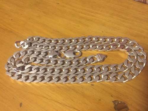 WOW!! Beautiful Heavy Solid Sterling Silver Chain$$$$ 78.1g, Very Unique Piece###@R1 Start