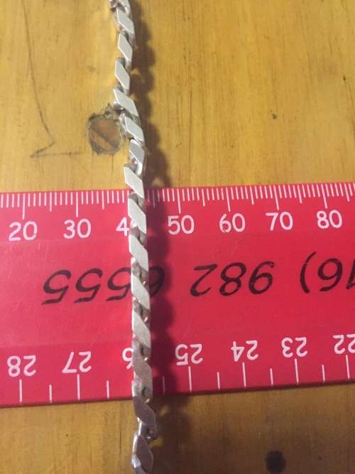 WOW!! Beautiful Heavy Solid Sterling Silver Chain$$$$ 78.1g, Very Unique Piece###@R1 Start