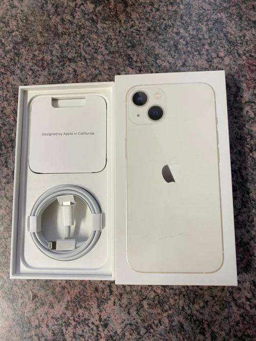 GREAT DEAL!!! **Starlight IPhone 13 128g Up For Grabs** LIKE NEW