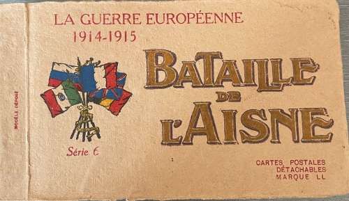 WOW!! FULL SET OF POSTCARDS: BATTLE OF AISNE