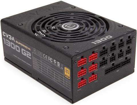 EVGA SuperNOVA 1300 G2, 80+ GOLD 1300W Fully Modular Power Supply PSU