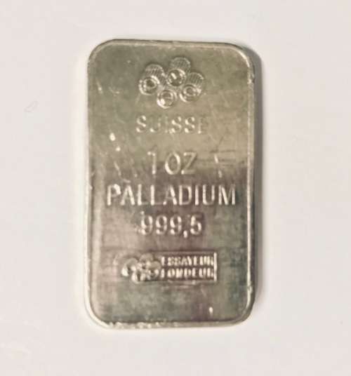 PAMP SUISSE 1 Troy Oz. 28 grams Pure Palladium Bar Ingot Bullion BEST INVESTMENT vs Gold and Bitcoin