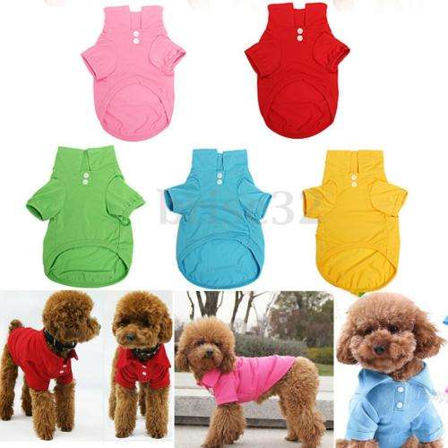 ***POLO RED COTTON DOGGY T-SHIRT   SIZE L ***