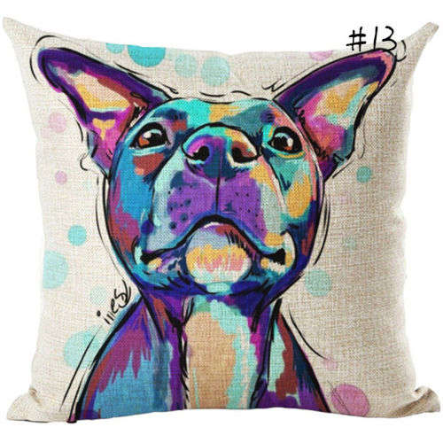 ***  BOSTON TERRIER / FRENCHIE CUSHION COVER ***