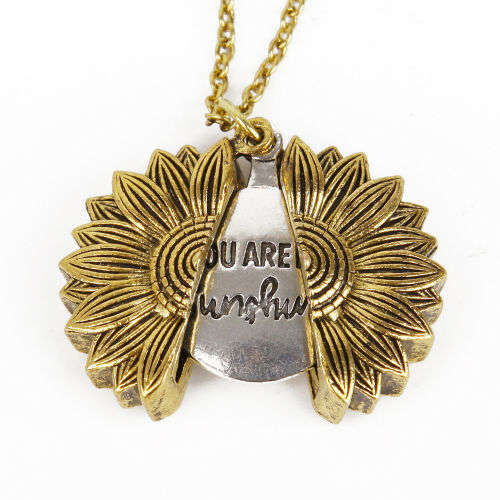 *** YOU ARE MY SUNSHINE LOCKET NECKLACE ***
