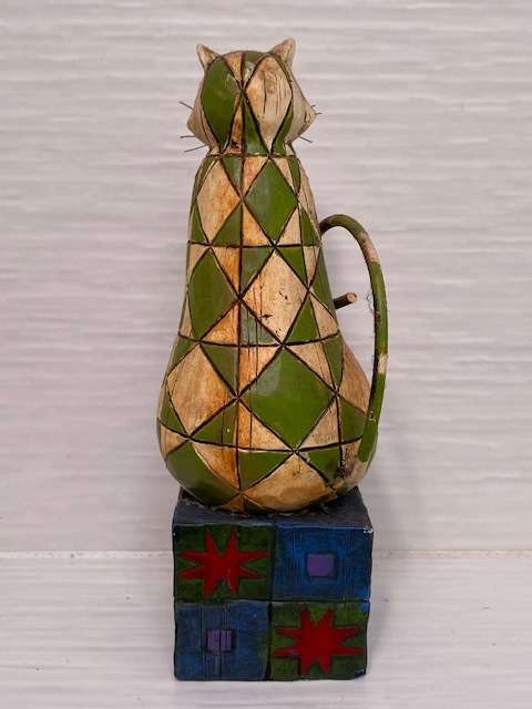 *** BEAUTIFUL HEARTWOOD CREEK JIM SHORE CAT FIGURINE NAMED `FELICITY`