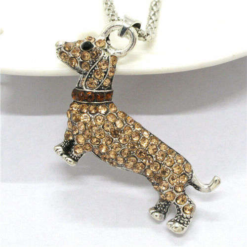 *** GORGEOUS DACHSHUND BROOCH PIN/ NECKLACE ***