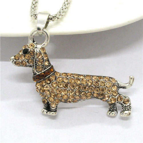 *** GORGEOUS DACHSHUND BROOCH PIN/ NECKLACE ***