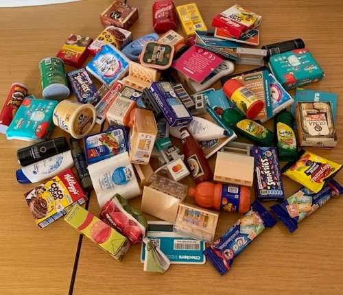 LOT OF 66 ITEMS CHECKERS MINIATURES