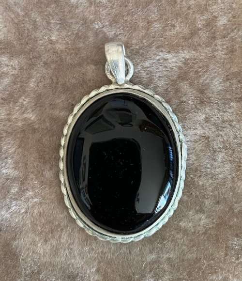 925 SILVER BLACK ONLYX PENDANT