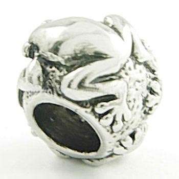 *** TIBET SILVER ANTIQUE FINISH  -TREE FROGGY  BEAD ***