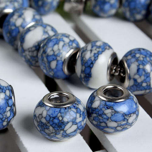 *** HOWLITE TURQUOISE STONE BEAD ***