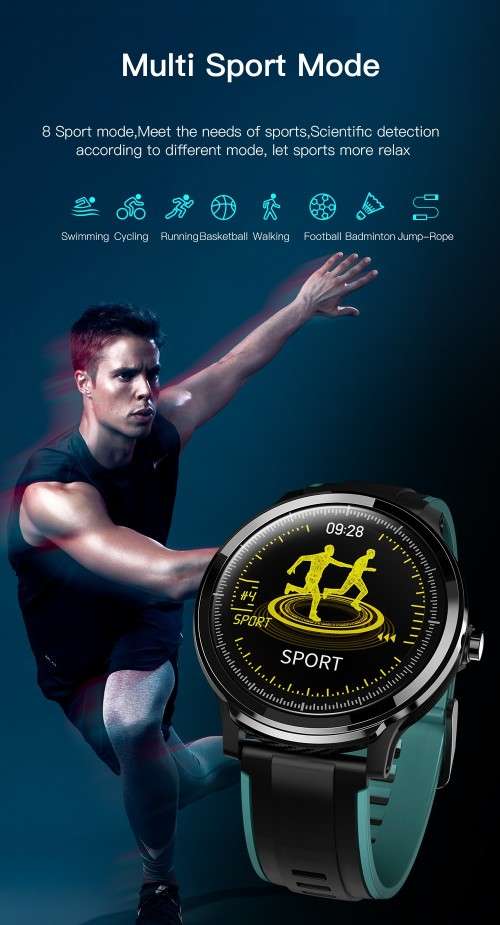 bitByte K10Plus Grey Sports Smart Watch