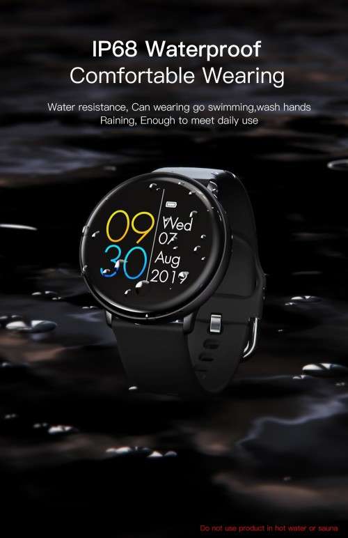 bitByte K7 Ladies Black Active Smart Watch