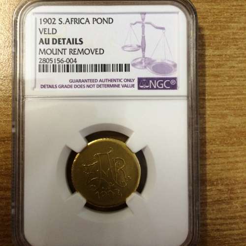 1902 ZAR Veldpond AU Details