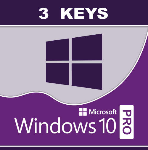Windows 10 Professional Windows 10 Microsoft Windows 10 (3 x KEYS)