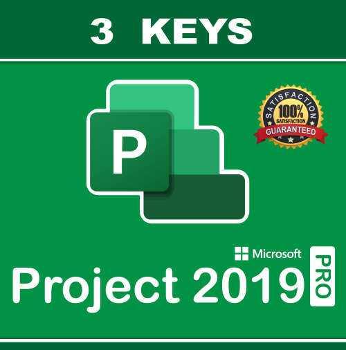 Microsoft Projects 2019 Pro | 3 X KEYS | Project 2019 | Microsoft | Project | 2019 | Professional