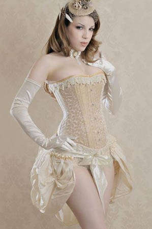 CREAM CORSET 38