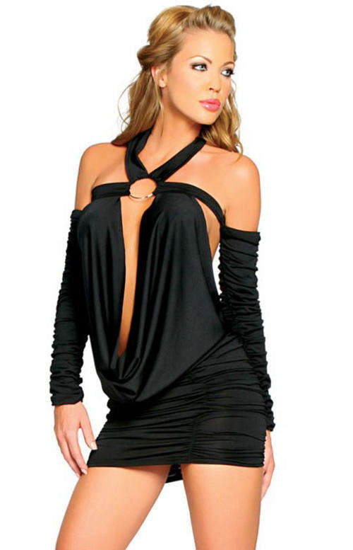 SEXY BLACK DRESS