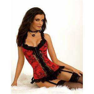 BLACK & RED CORSET 40