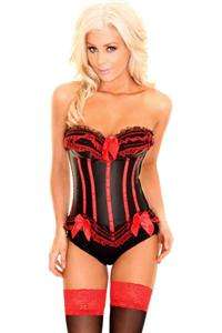RED & BLACK CORSET - 38