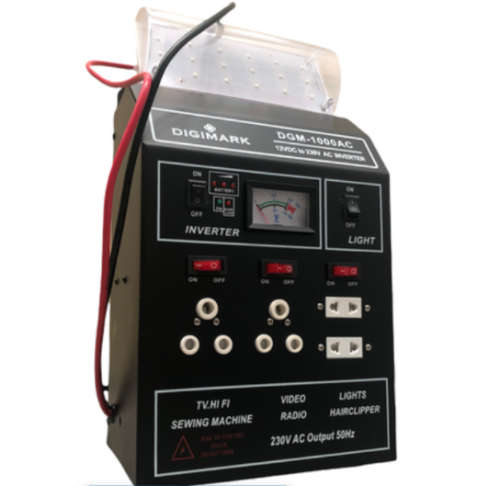 BURRAAQ TRADING Digimark DC to AC Inverter 1000W Inverter for loadshedding