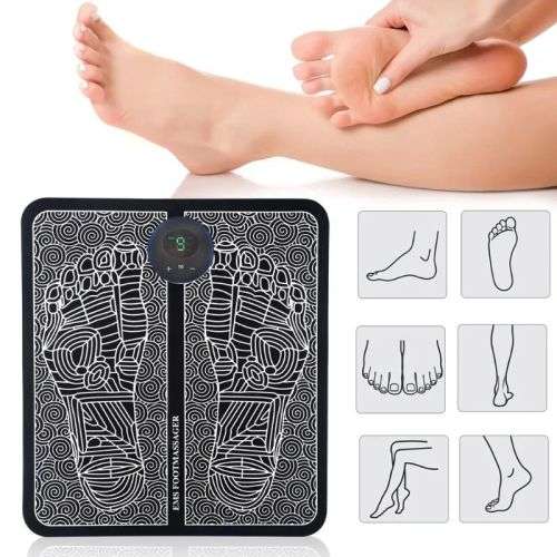 Rechargeable EMS Physiotherapy Wireless Muscle Stimulator Foot Massager
