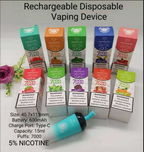 BURRAAQ TRADING Disposable Vape 7000  puffs