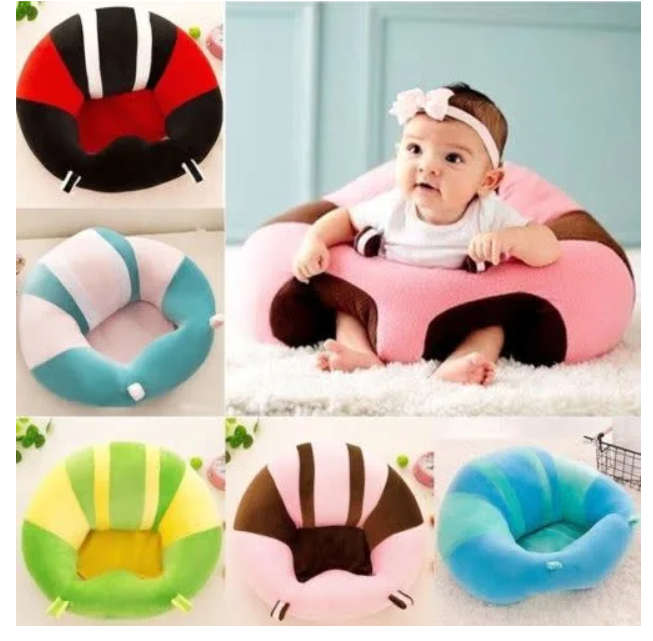 BURRAAQ TRADING  Infant Baby Seat Sit Support Protector Chair Car Cushion  Soft Sofa Pillow