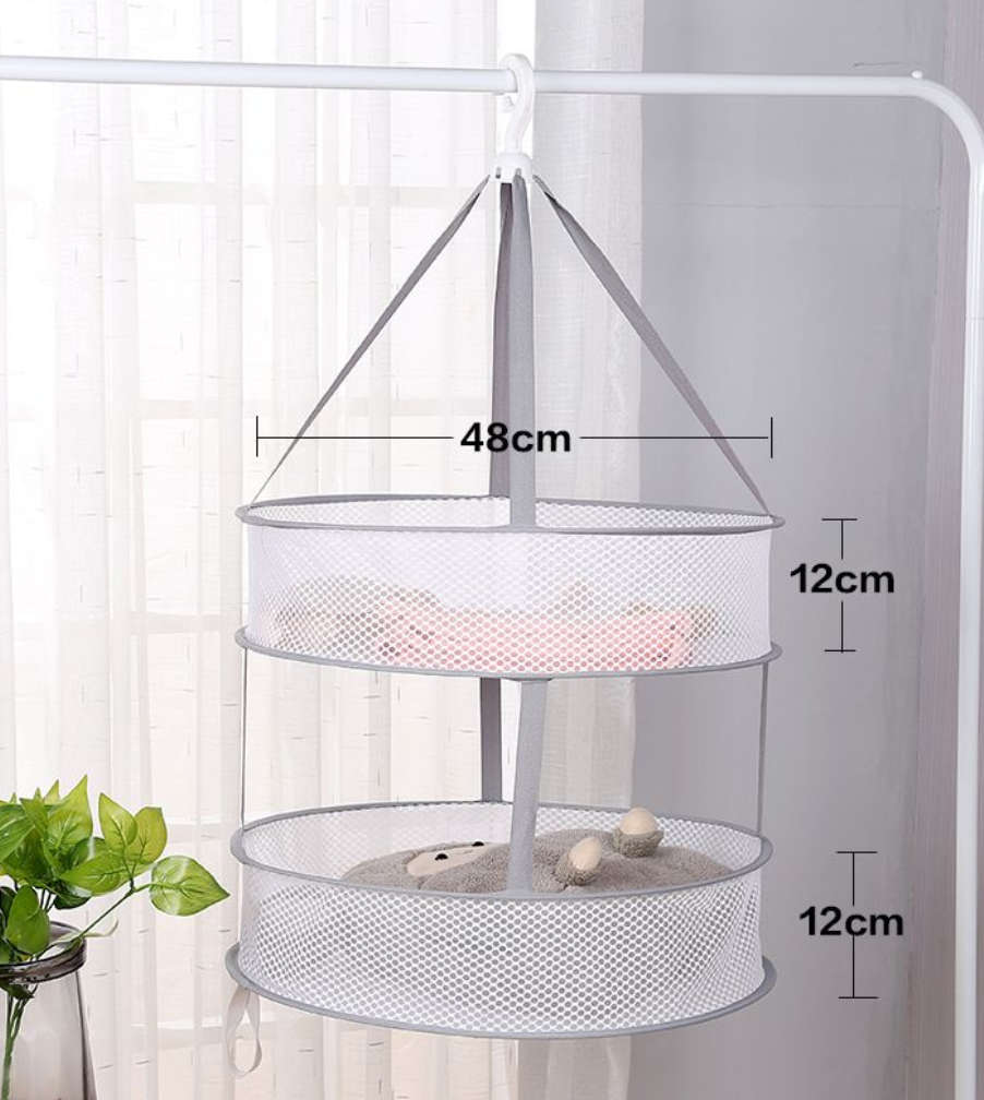 BURRAAQ TRADING Round Mesh Clothes Drying  Basket