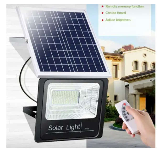 BURRAAQ TRADING 200w IP66 Teempeest, LED Solar Light with panel - M