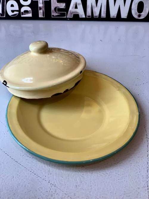 Enamel Butter Dish