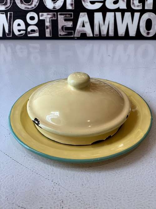 Enamel Butter Dish