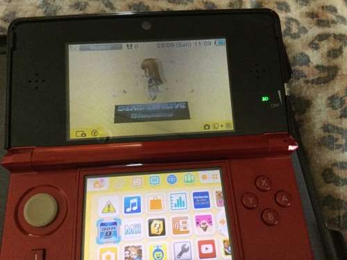 Nintendo 3DS Red with 5 games in boxes *Includes Pokemon*