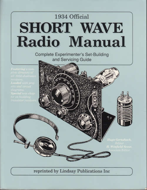 Short Wave Manual - 1934 edition (re-printed in 1987)