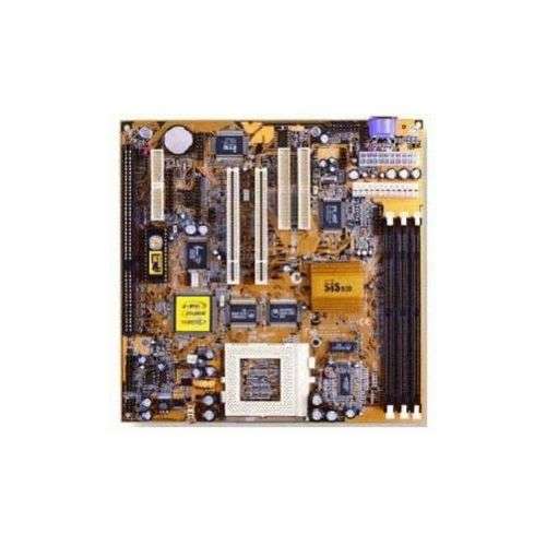 Motherboard - PC-Chips Super Socket 7 with AMD CPU & Memory