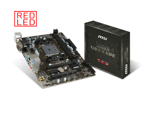 Motherboard Bundle - MSI A68HM 'Grenade' FM2+ Motherboard with AMD A5300 CPU & Memory