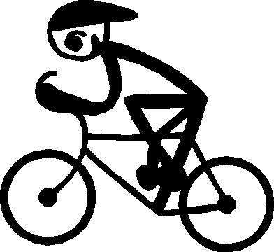Vinyl sticker decal bicycle