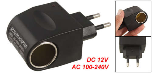 220V AC to 12V DC EU Car Power Adapter Converter