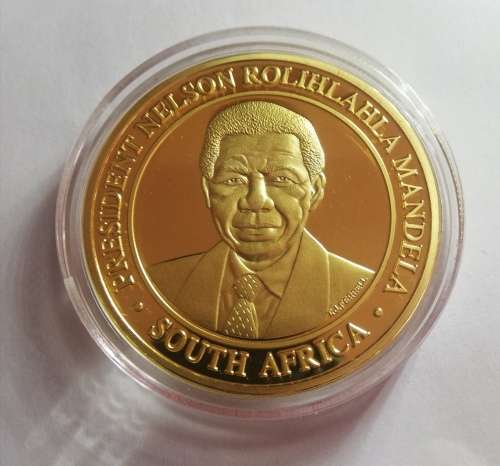 1998 Nelson Mandela By Act of Congress (Beautiful Medallion not gold)
