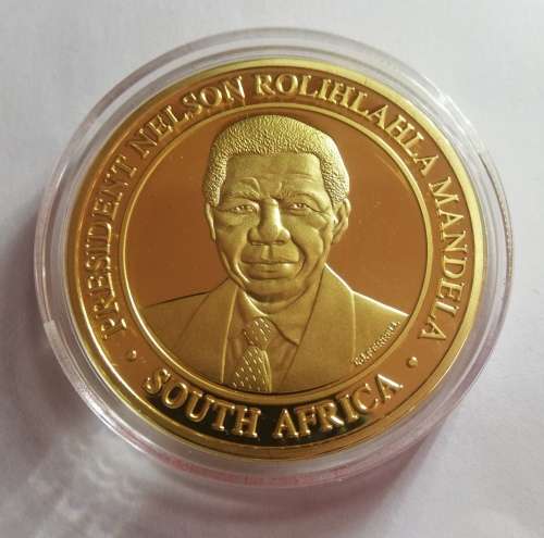 1998 Nelson Mandela By Act of Congress (Beautiful Medallion not gold)