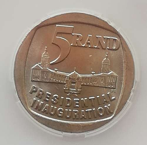 1994 R5 Presidential Inauguration MS62 clashed Die UNC