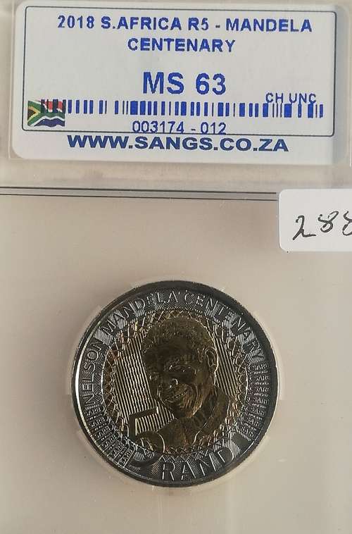 2018 Mandela Centenary MS 63