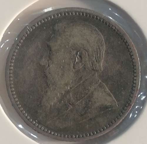 1892 ZAR SIXPENCE