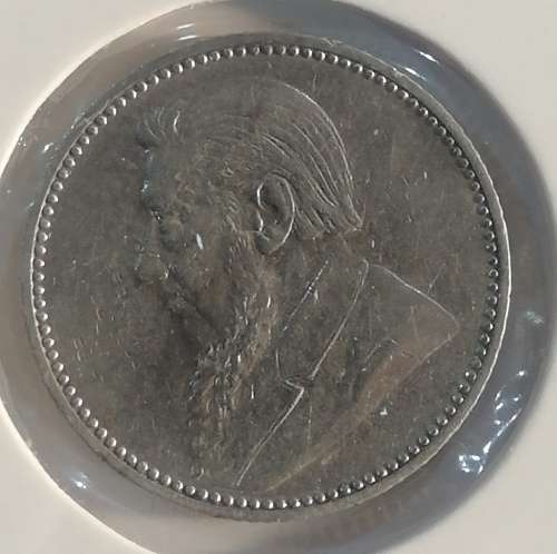 1897 ZAR SIXPENCE